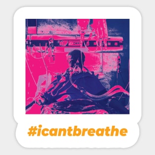 I can't breath - covid19 Sticker